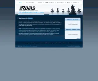 RPmsinc.com(RPMS) Screenshot