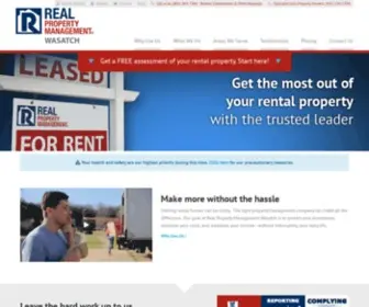 RPmwasatch.com(Real Property Management Wasatch) Screenshot