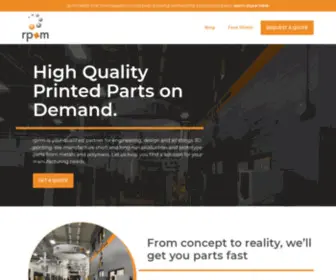 RPplusm.com(High Quality Printed Parts) Screenshot