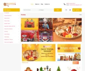 Rppoojaghar.com(Pooja Items online) Screenshot