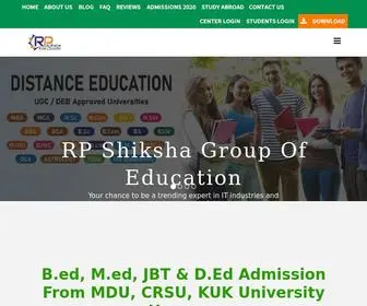 RPshiksha.in(B.Ed Admission 2021) Screenshot