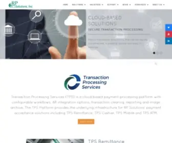 Rpsolutions.com(Payment & Receivables Check Processing) Screenshot