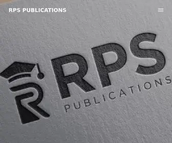 RPspublications.com(Aiming Low Cost Education) Screenshot