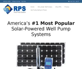 RPssolarpumps.com(RPS Solar Pumps) Screenshot