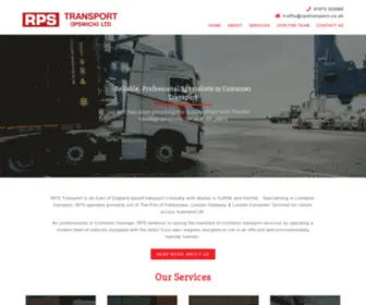 RPStransport.co.uk(RPS Transport Ipswich Ltd) Screenshot