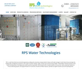 RPswatertech.com(RPS Water Technologies) Screenshot