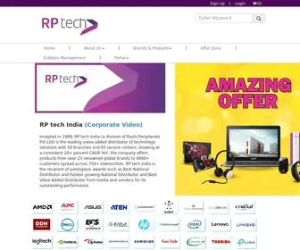 Rptechindia.com(RP tech India (a division of Rashi Peripherals Pvt. Ltd)) Screenshot