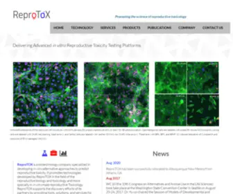 Rptox.com(Reprotox Biotech) Screenshot