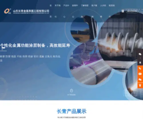 RPTSD.com(山东长青金属表面工程有限公司) Screenshot