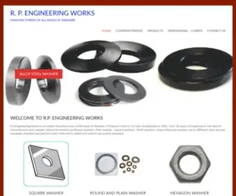 Rpwasher.com(MANUFACTURERS OF ALL KINDS OF WASHERS) Screenshot