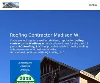 Rqroofing.com(RQ Roofing) Screenshot