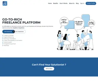 RR-Asia.com(Freelance Jobs Platform) Screenshot