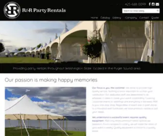 RR-Partyrentals.com(R&R Party Rentals) Screenshot