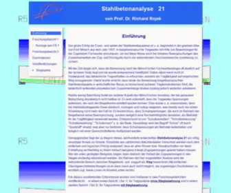 RR21.de(Stahlbetonanalyse 21) Screenshot