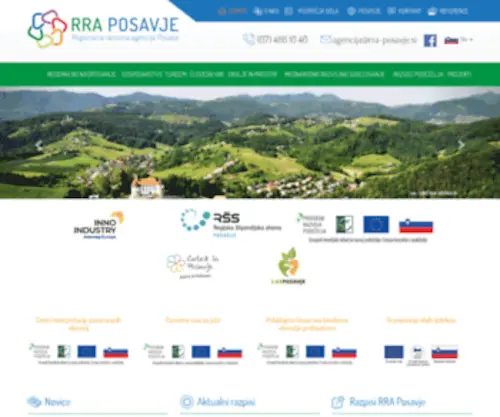 RRA-PosavJe.si(Regionalna razvojna agencija Posavje) Screenshot