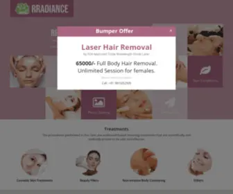 RRadiance.com(RRADIANCE An Aesthetic Clinic) Screenshot