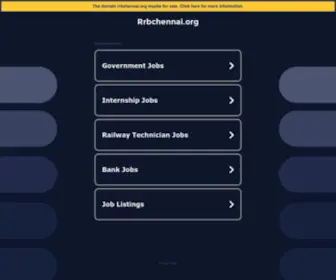 RRBchennai.org(rrbchennai) Screenshot