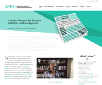 RRBM.network(Responsible Research in Business & Management) Screenshot