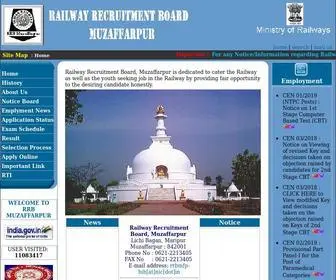 RRbmuzaffarpur.gov.in(Railways Recruitment Board (RRB)) Screenshot