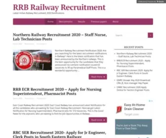 RRbrailwayrecruitment.in(rrbrailwayrecruitment) Screenshot