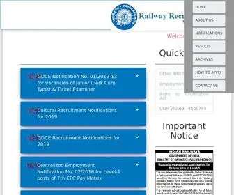 RRC-WR.com(Railway Recruitment Cell) Screenshot