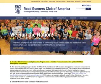 RRca.org(Road Runners Club of America) Screenshot