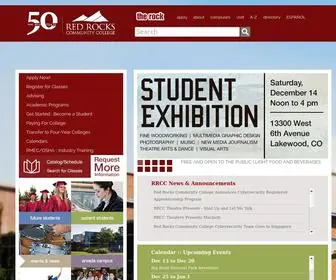 RRCC.edu(Red Rocks Community College) Screenshot