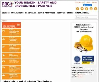 RRC.co.uk(RRC Health & Safety) Screenshot