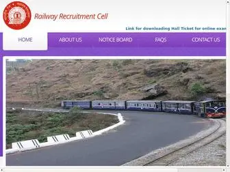 RRcer.com(Railway Recruitment Cell) Screenshot