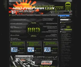 RRD-Preparation.com(Vente de pieces et accessoires pour motos) Screenshot