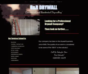 RRDRywall.com(Home) Screenshot