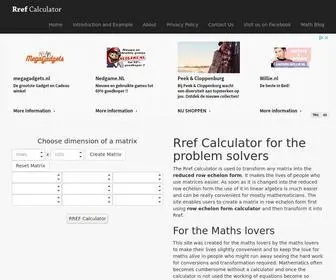 RRefcalculator.com(Rref Calulator) Screenshot