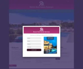 RRestateservices.com(Resort Real Estate Services) Screenshot