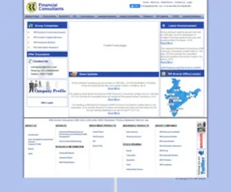 RRFCL.com(India�s leading stock broking company) Screenshot