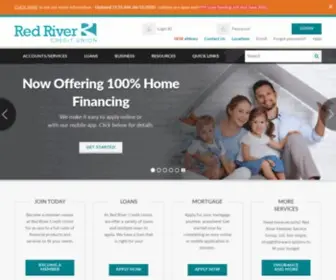 RRfcu.com(Red River Federal Credit Union) Screenshot