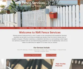 RRfenceservices.com(Fence Company) Screenshot