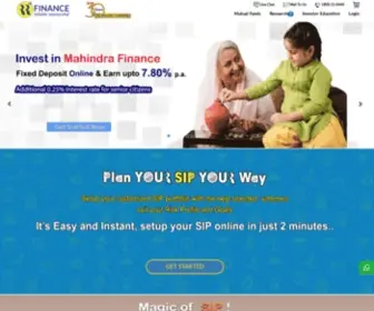 RRfinance.in(Invest Online in Mutual Funds) Screenshot