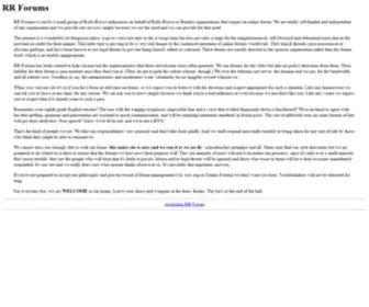 RRforums.net(RR Forums) Screenshot