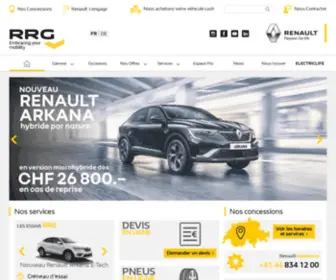 RRG-Renault.ch(RRG Suisse) Screenshot