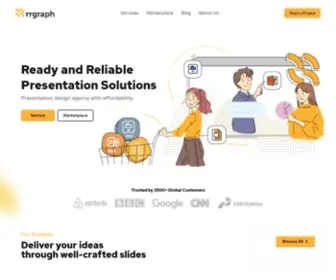 RRgraphdesign.com(Presentation Design Agency) Screenshot