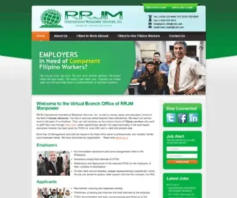 RRJM.com(RRJM International Manpower Services) Screenshot