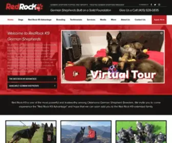 RRK9.com(Red Rock K9 German Shepherds) Screenshot