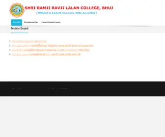 RRlalancollege.in(RRLC-Examination) Screenshot