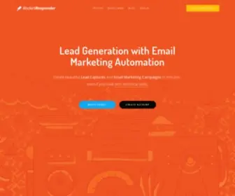 RRmail2.com(RocketResponder Lead Generation with Email Automation) Screenshot