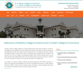 RRMCSCLPCC.ac.in(R.R.Mehta College of Science and C.L.Parikh College of Commerce) Screenshot