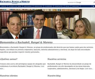 RRmlegal.com(Rachadell, Rangel & Moreno) Screenshot