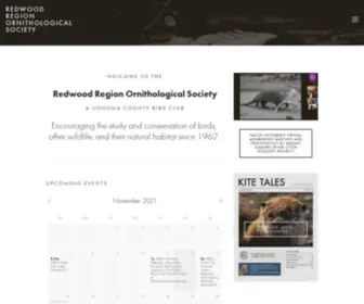 RRos.org(Redwood Region Ornithological Society) Screenshot