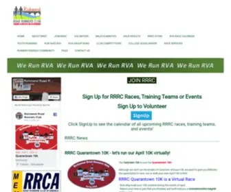 RRRC.org(Richmond Road Runners Club) Screenshot
