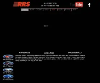 RRS-Online.com.au(RRS suspension steering brakes Your SEO optimized title) Screenshot