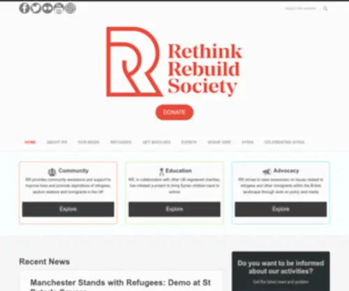 RRsoc.org(Rethink Rebuild Society) Screenshot